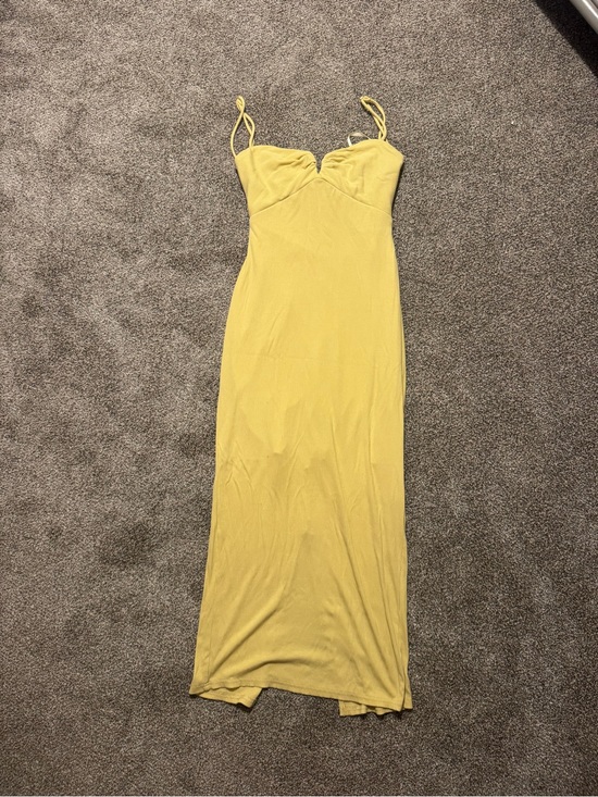 saints + secrets Dresses & Skirts - Yellow Maxi Slip Dress with Adjustable Spaghetti Straps
